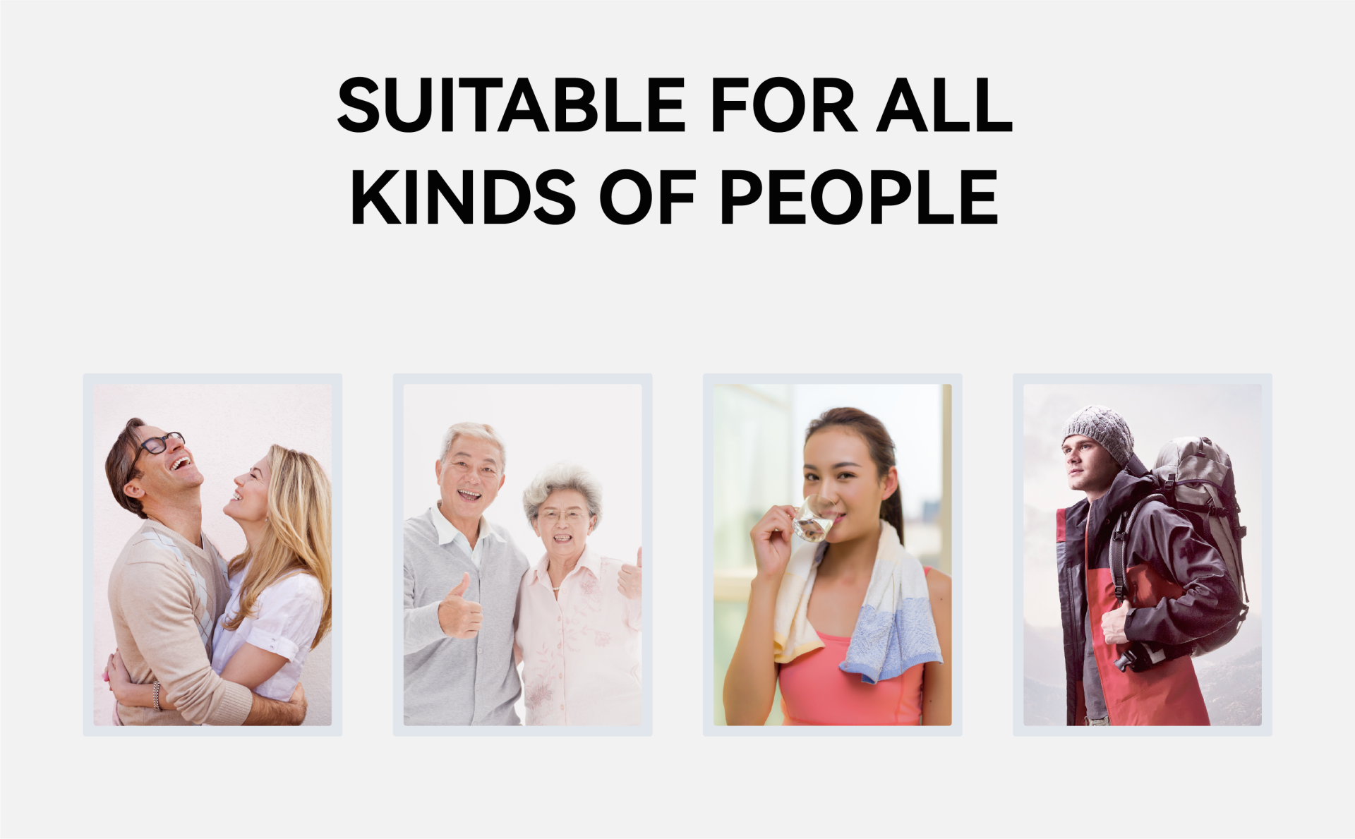 Suitable for Different Users