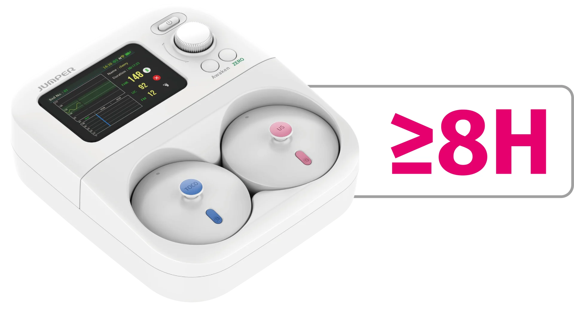 JPD-300E Wireless Fetal Monitor Smart Power Management