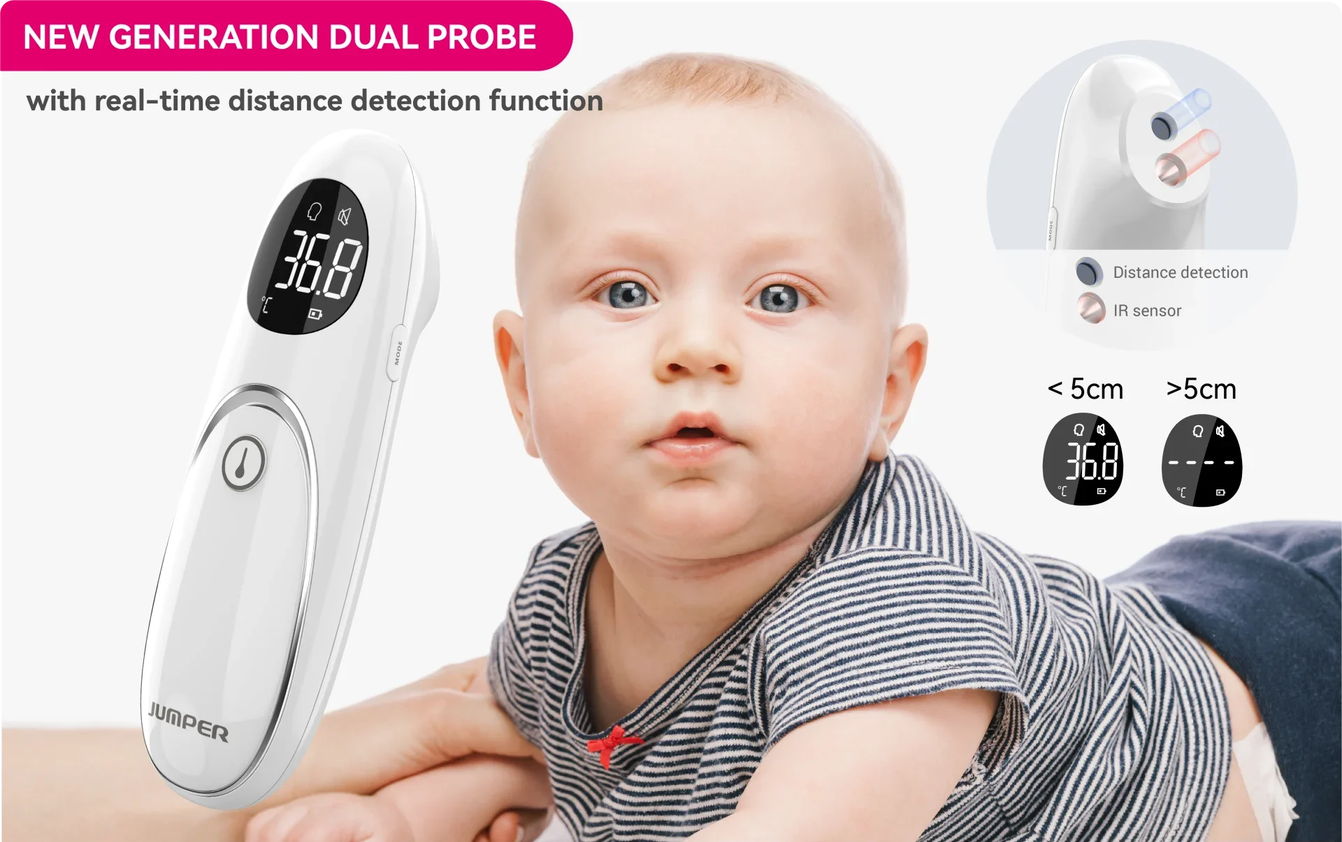 JPD-FR205 Infrared Thermometer feature