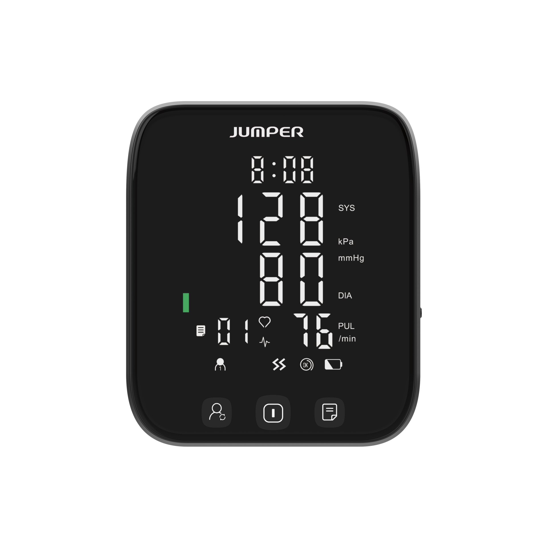 JPD-HA101 LED Blood Pressure Monitor view 2