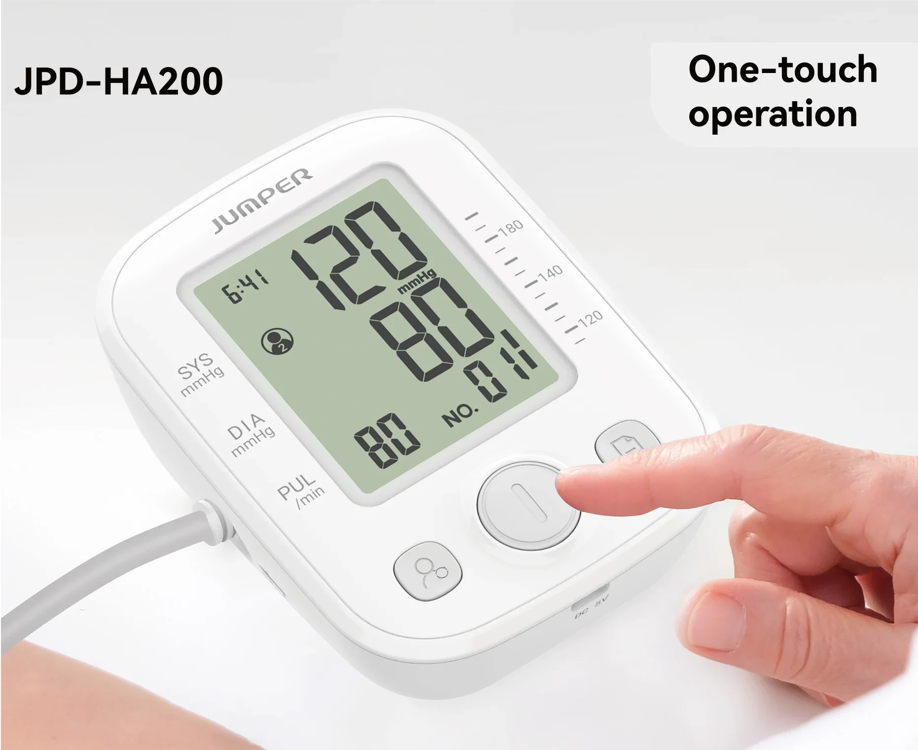 JPD-HA200 Blood Pressure Monitor feature