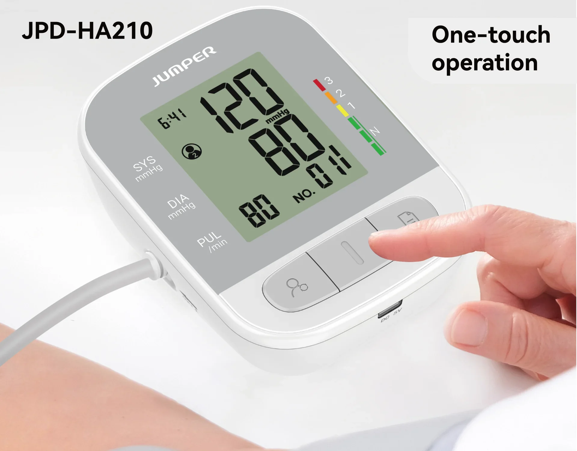JPD-HA210 Blood Pressure Monitor feature