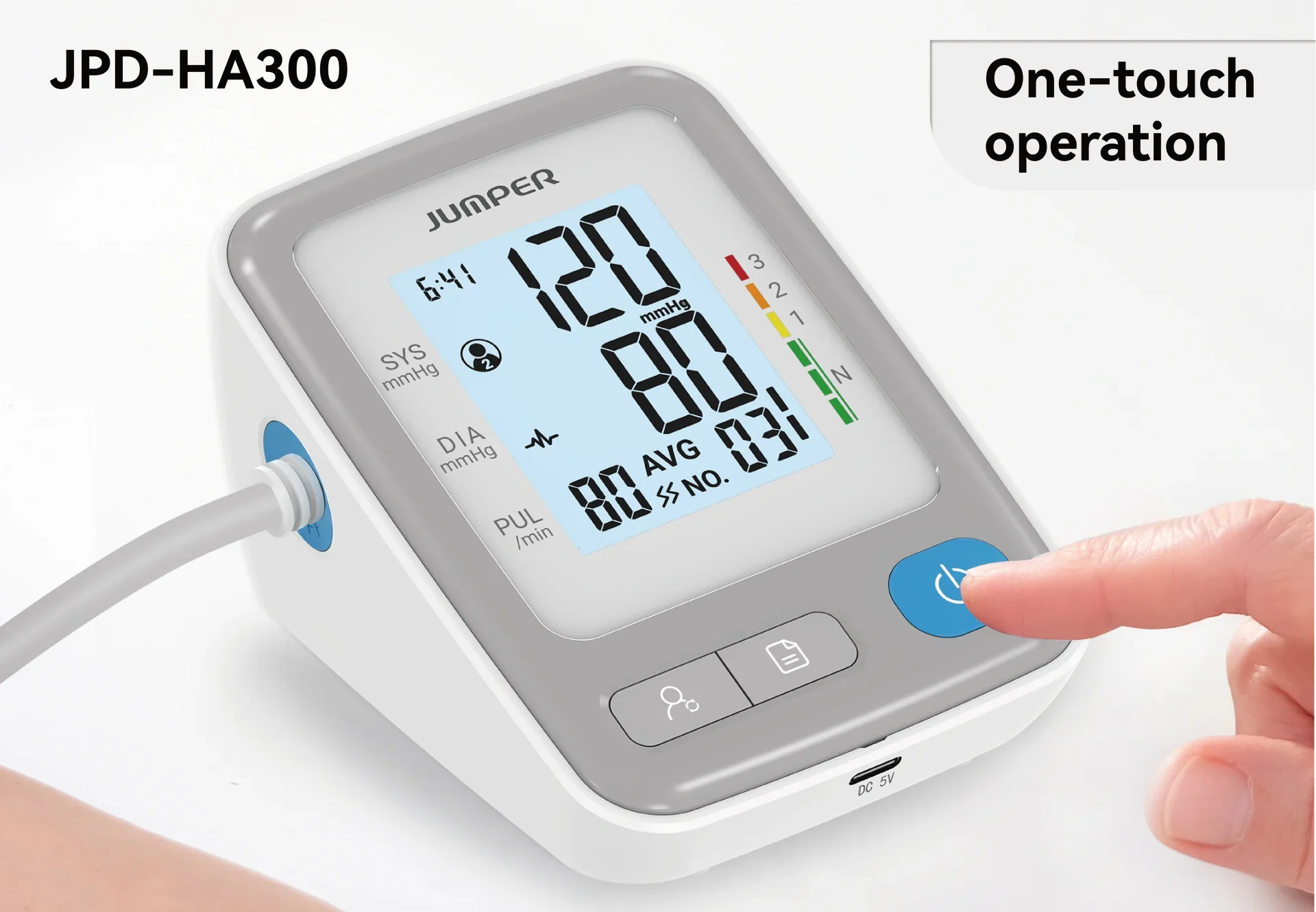JPD-HA300 Blood Pressure Monitor feature