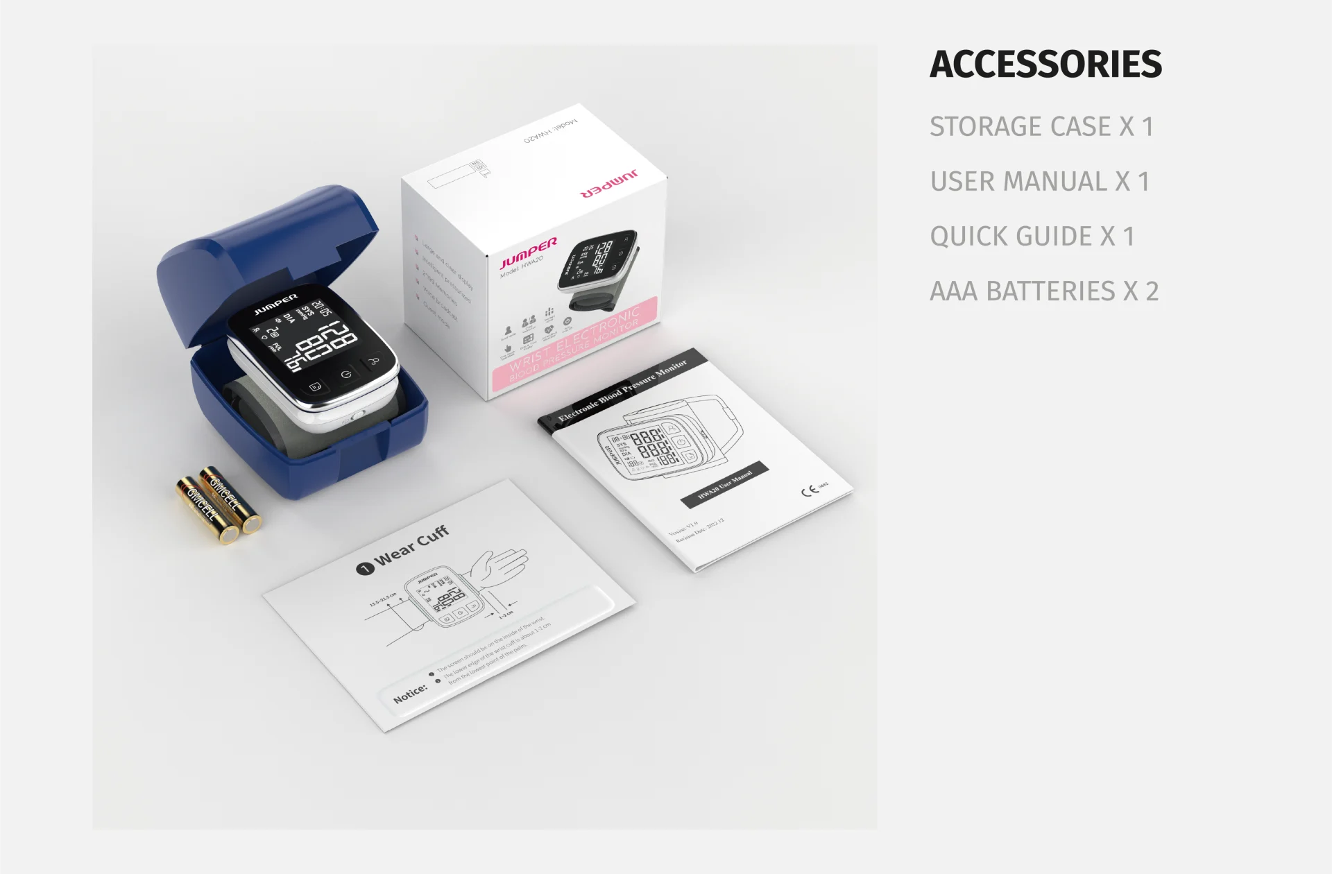 HWA20 Blood Pressure Monitor package