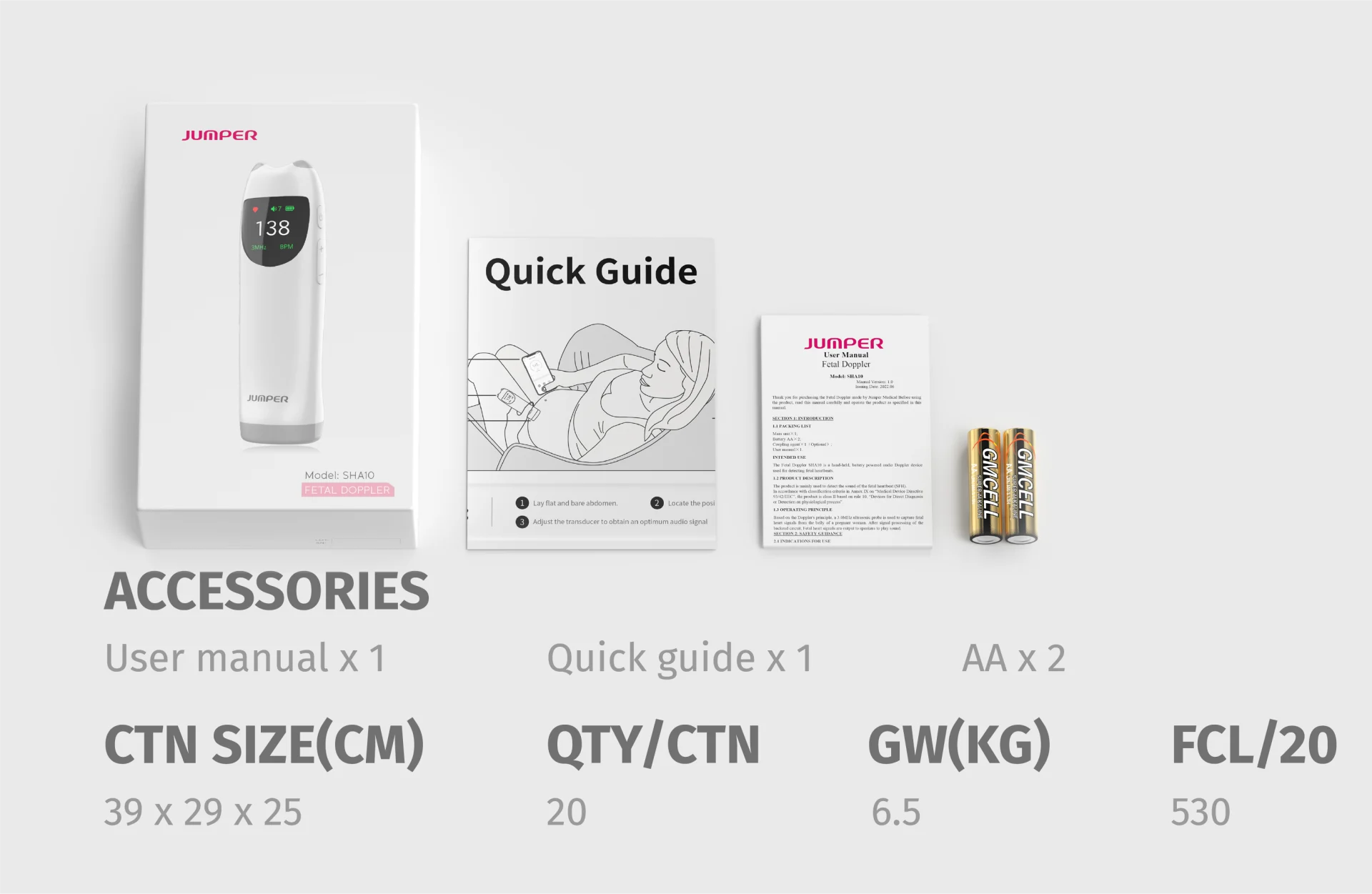 SHA10 Fetal Doppler package