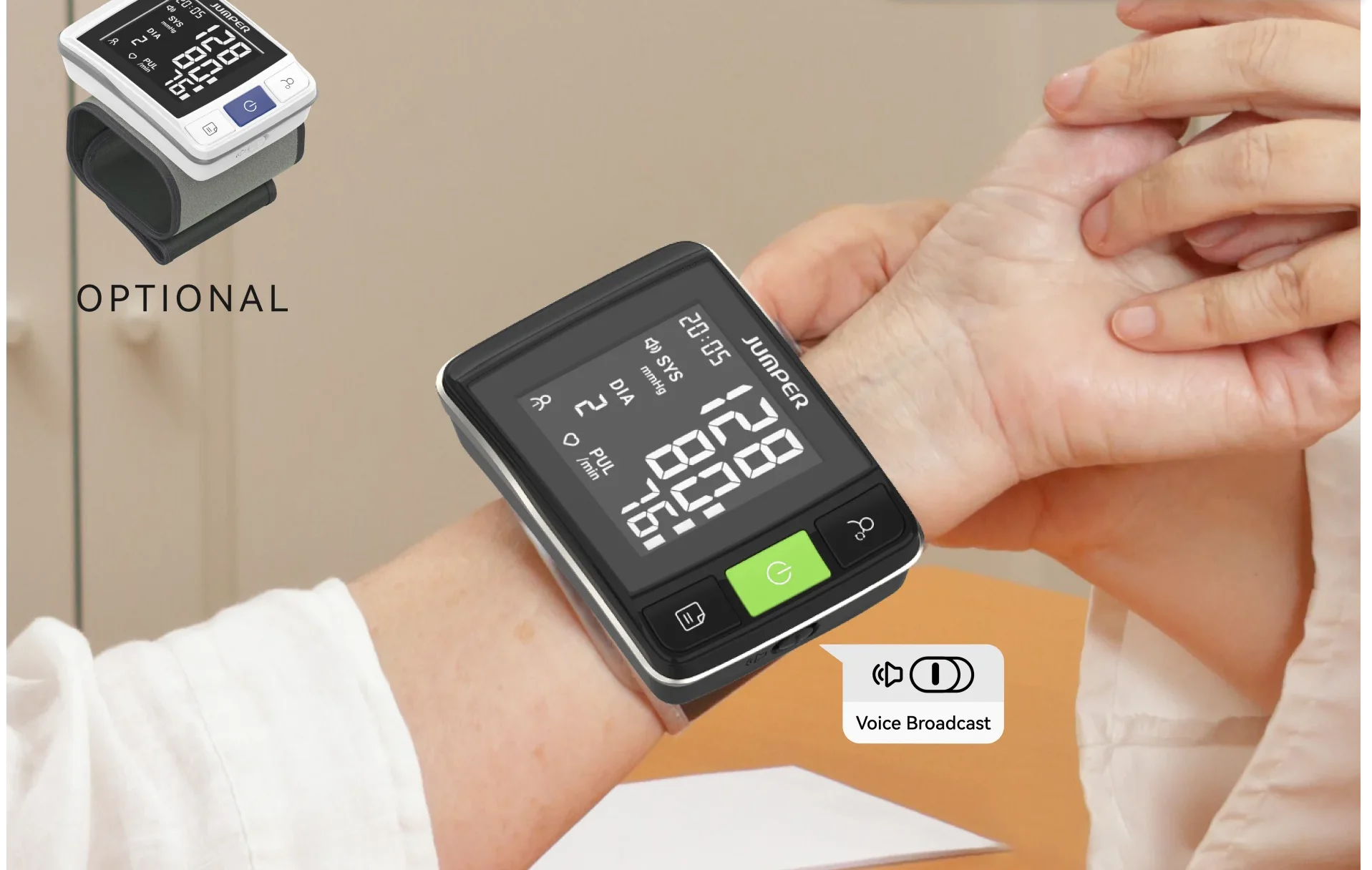 HWA10 Blood Pressure Monitor feature