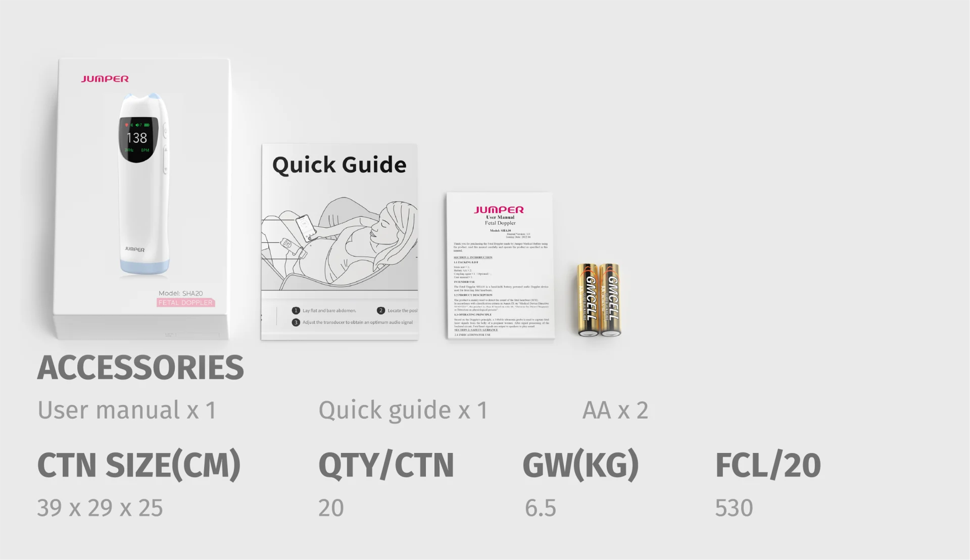 SHA20 Fetal Doppler package