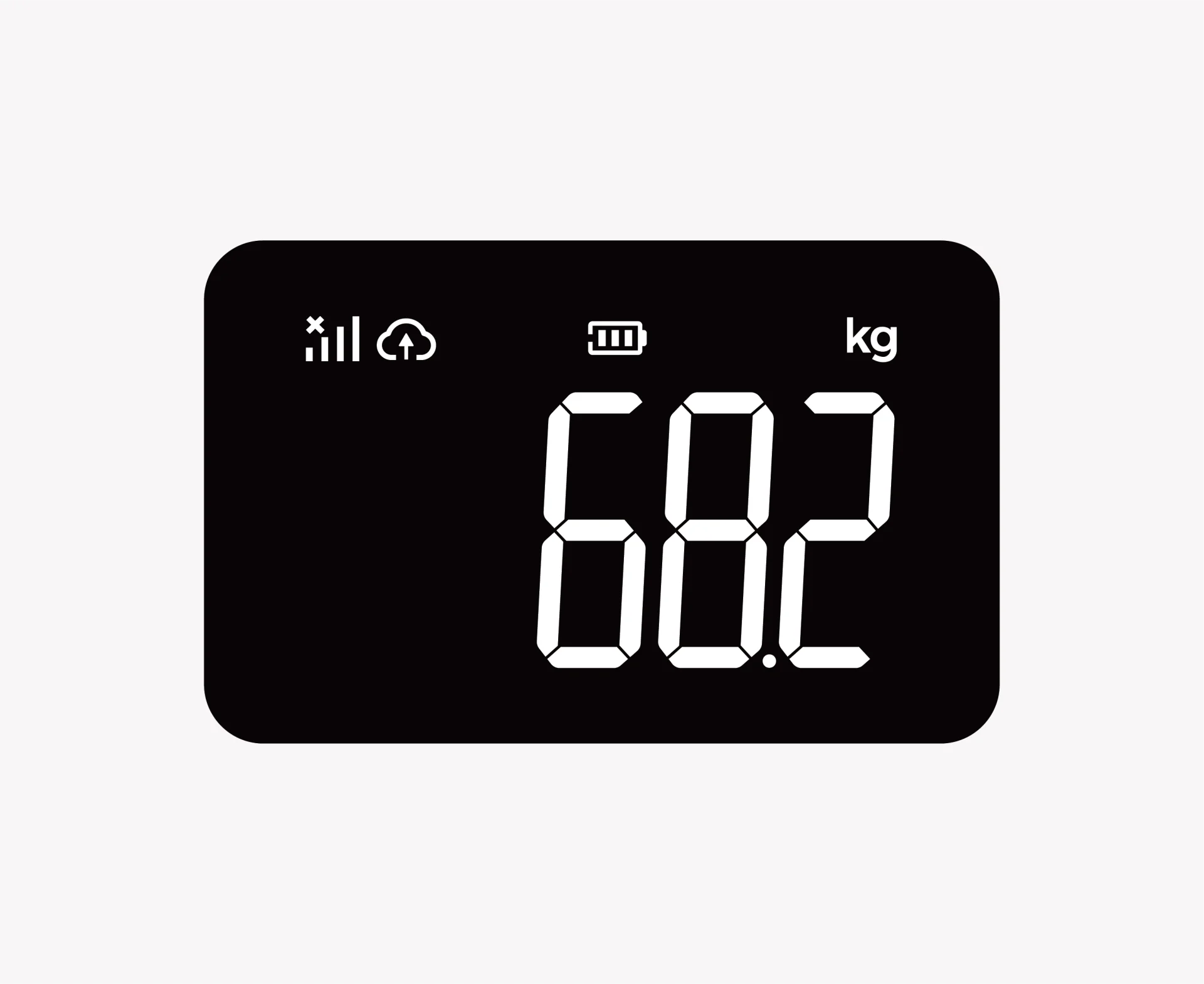 JPD-700A 4G Weight Scale LARGE FONT & LARGE LCD SCREEN