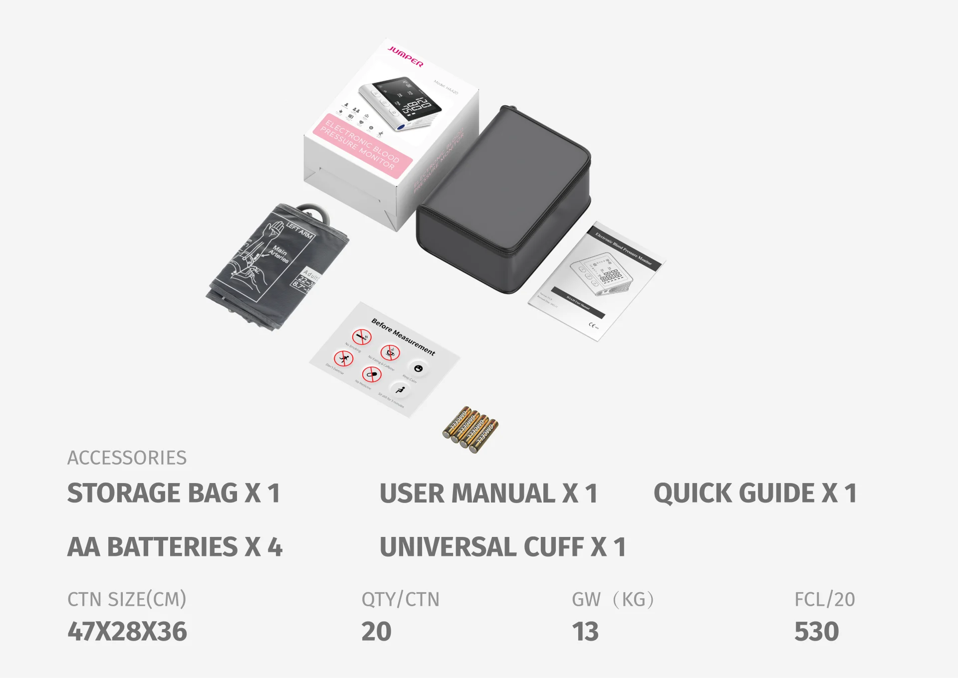 HAA21 Blood Pressure Monitor package