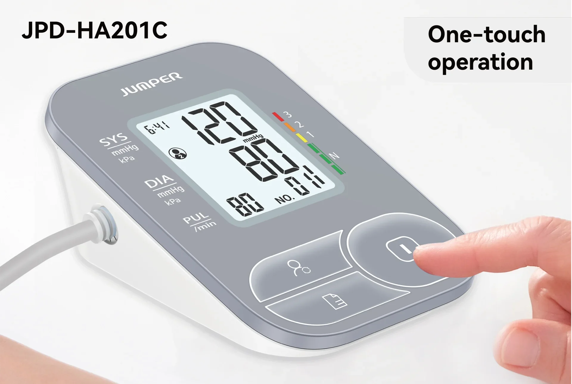 JPD-HA201C Blood Pressure Monitor feature