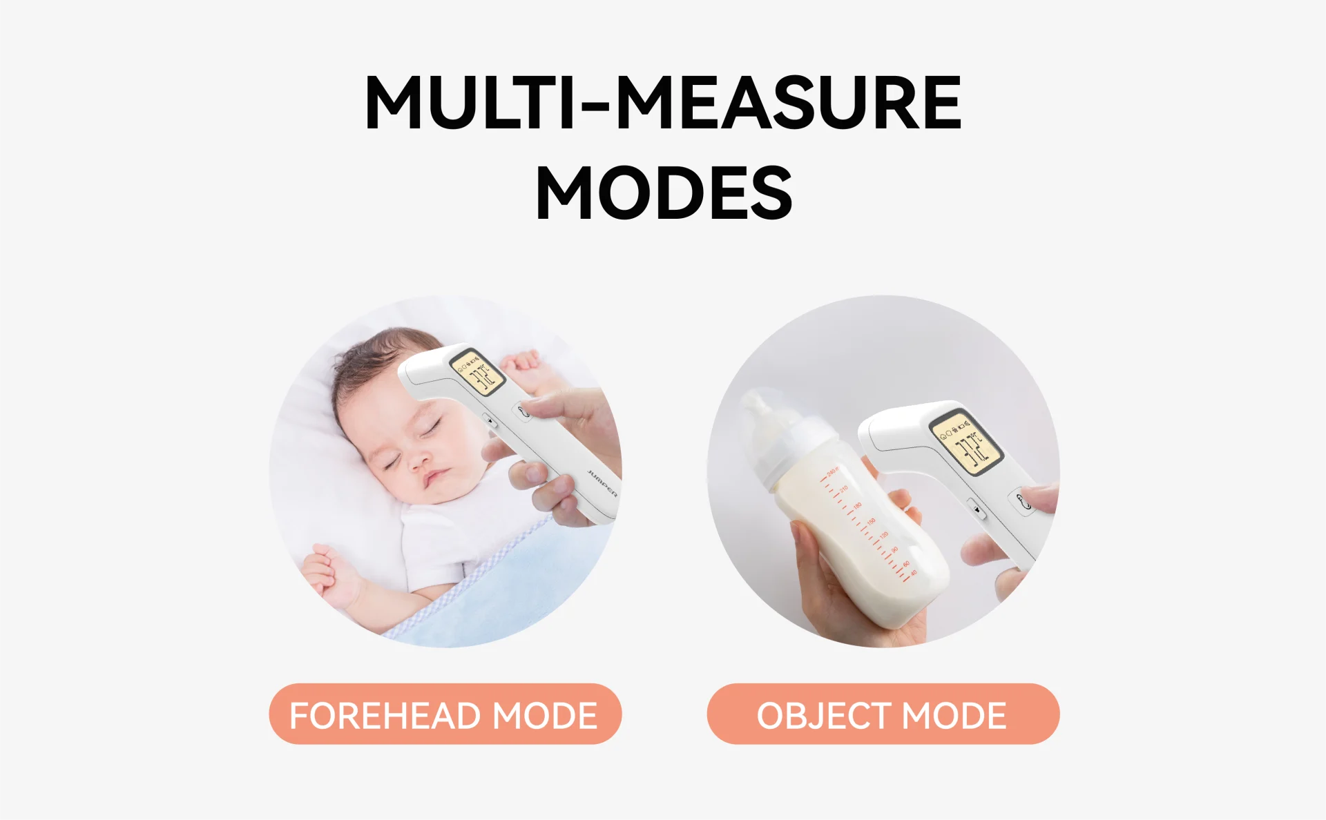 JPD-FR203 Infrared Thermometer modes