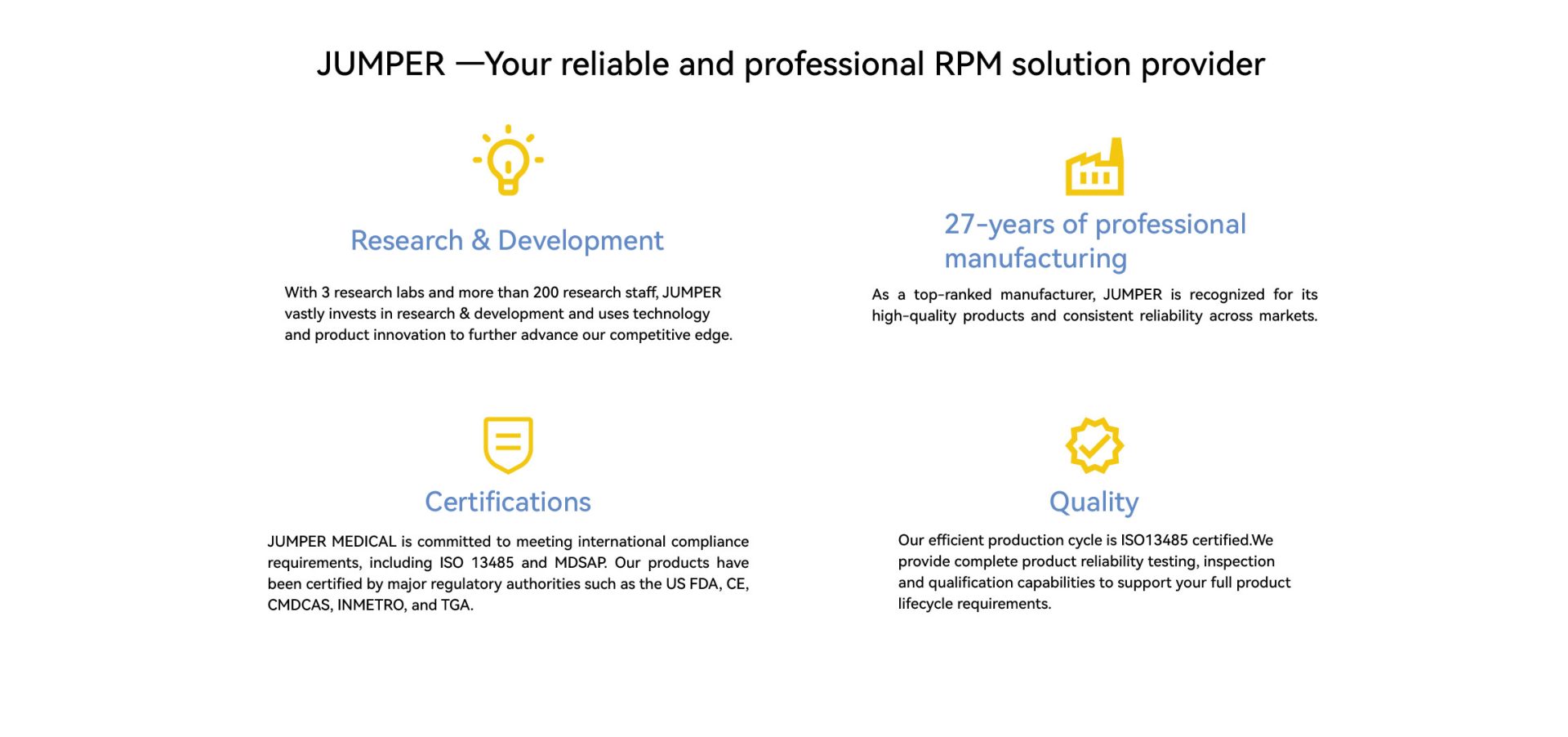 Jumper -Your reliable and professional RPM solution provider